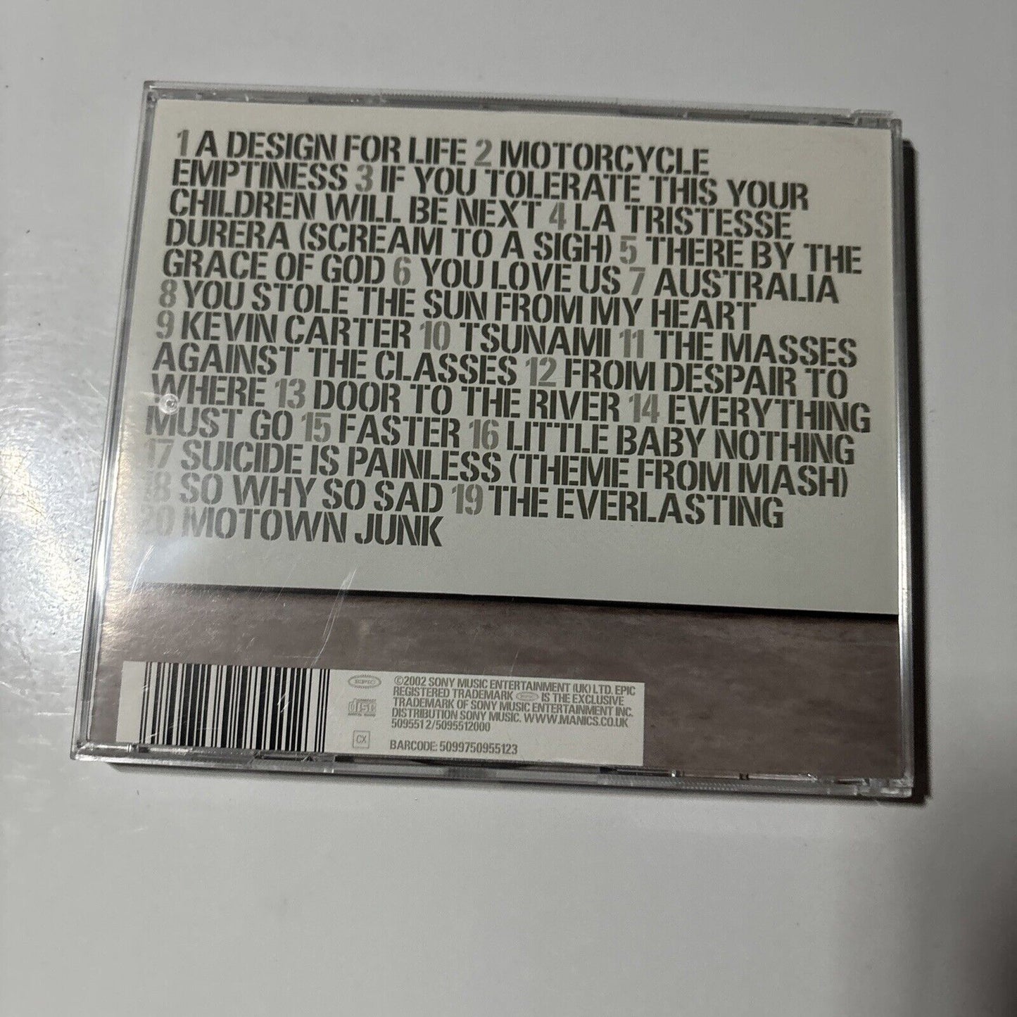 Manic Street Preachers - Forever Delayed (CD, 2002)  406149