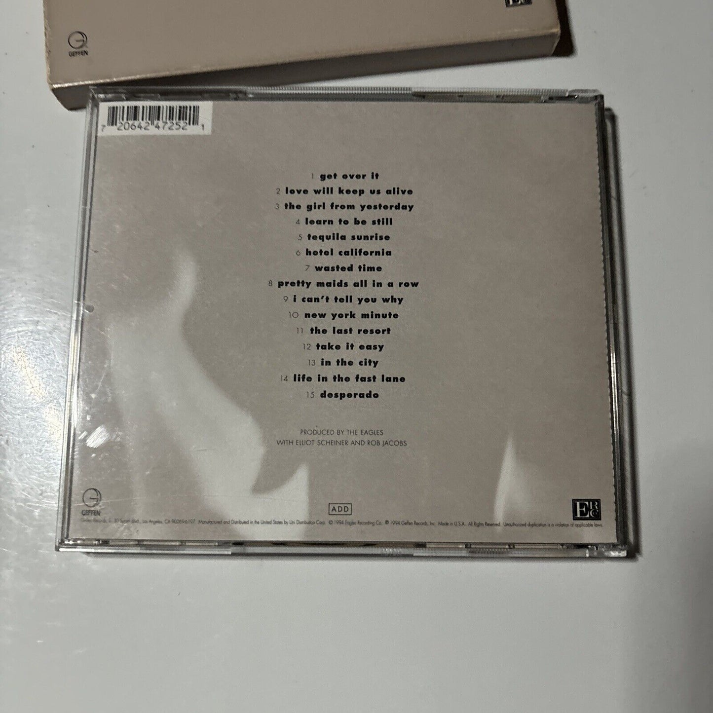 Eagles - Hell Freezes Over (CD, 1994) Geffen Records  GEFD-24725