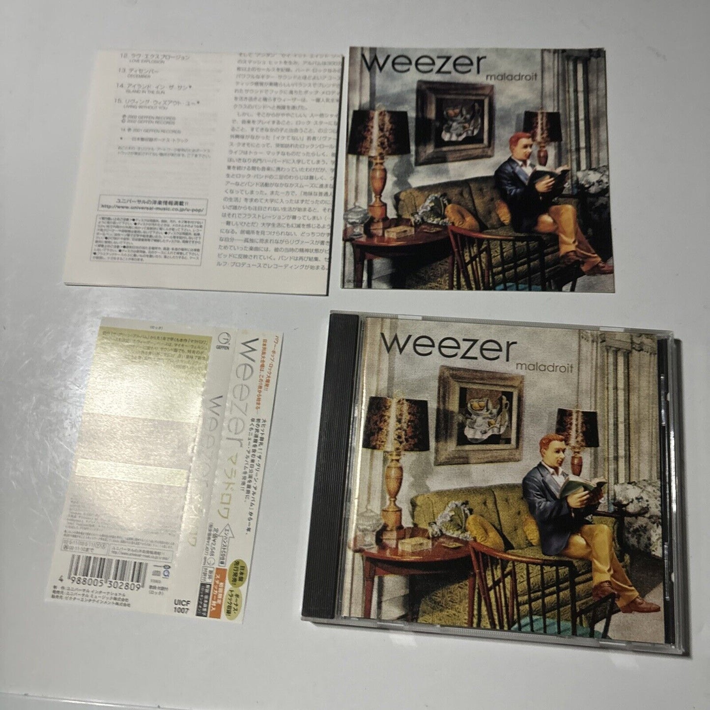 Weezer - Maladroit (CD, 2002) Japan UICF-1007 Obi