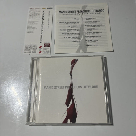 Manic Street Preachers - Lifeblood (CD, 2004) Japan EICP-435 Obi