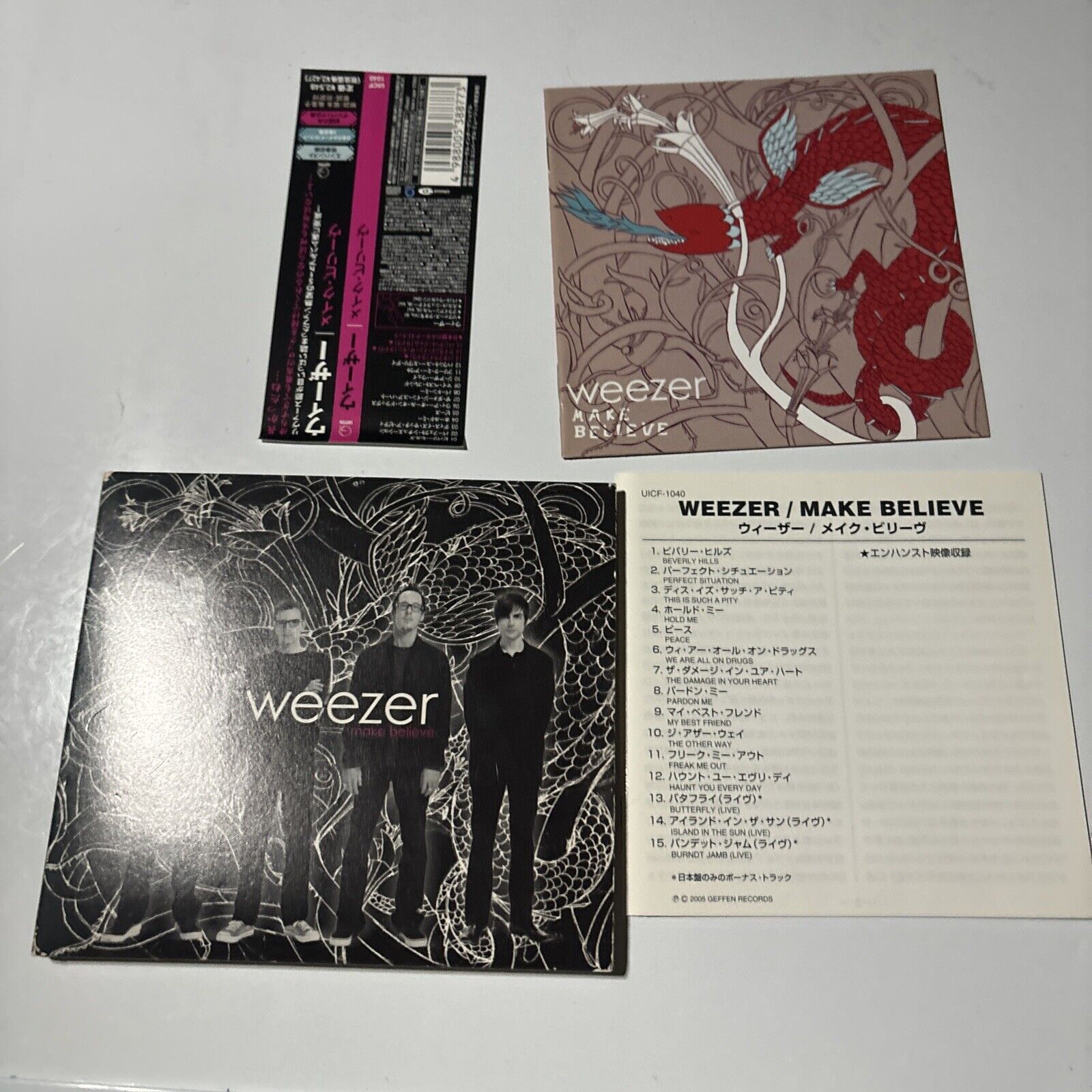 Weezer - Make Believe [Japan Bonus Track] (CD, 2005) Japan