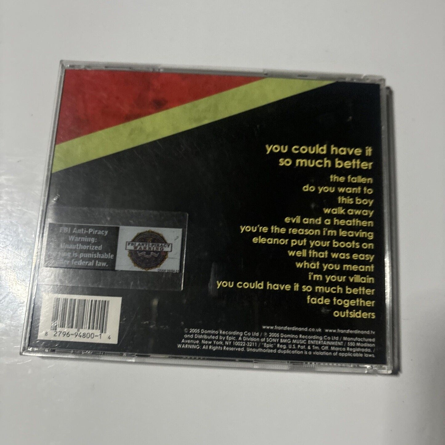 Franz Ferdinand - You Could Have It So Much Better (CD, 2005) EK 94800