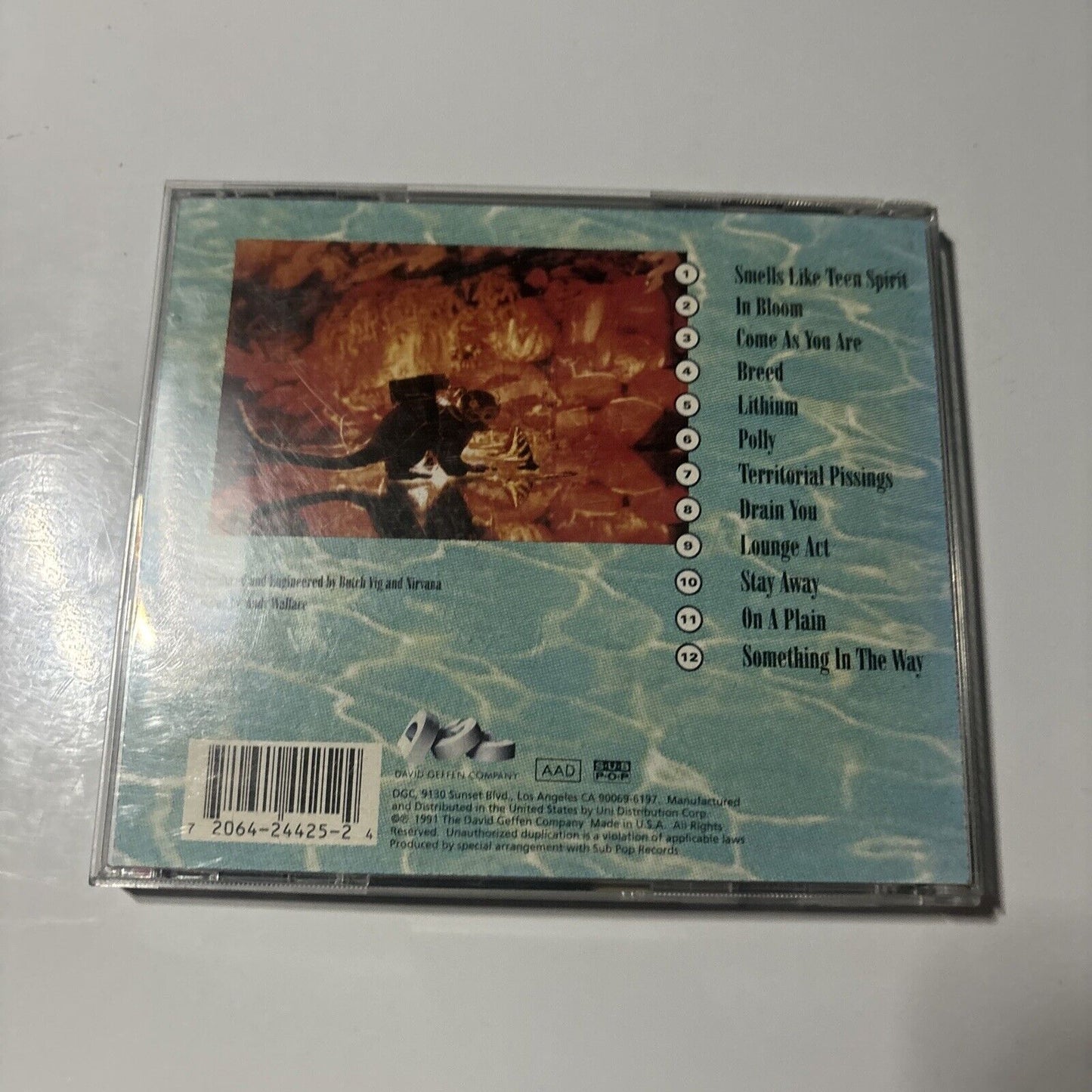 Nirvana - Nevermind (CD, 1991)  DGCD-24425 a