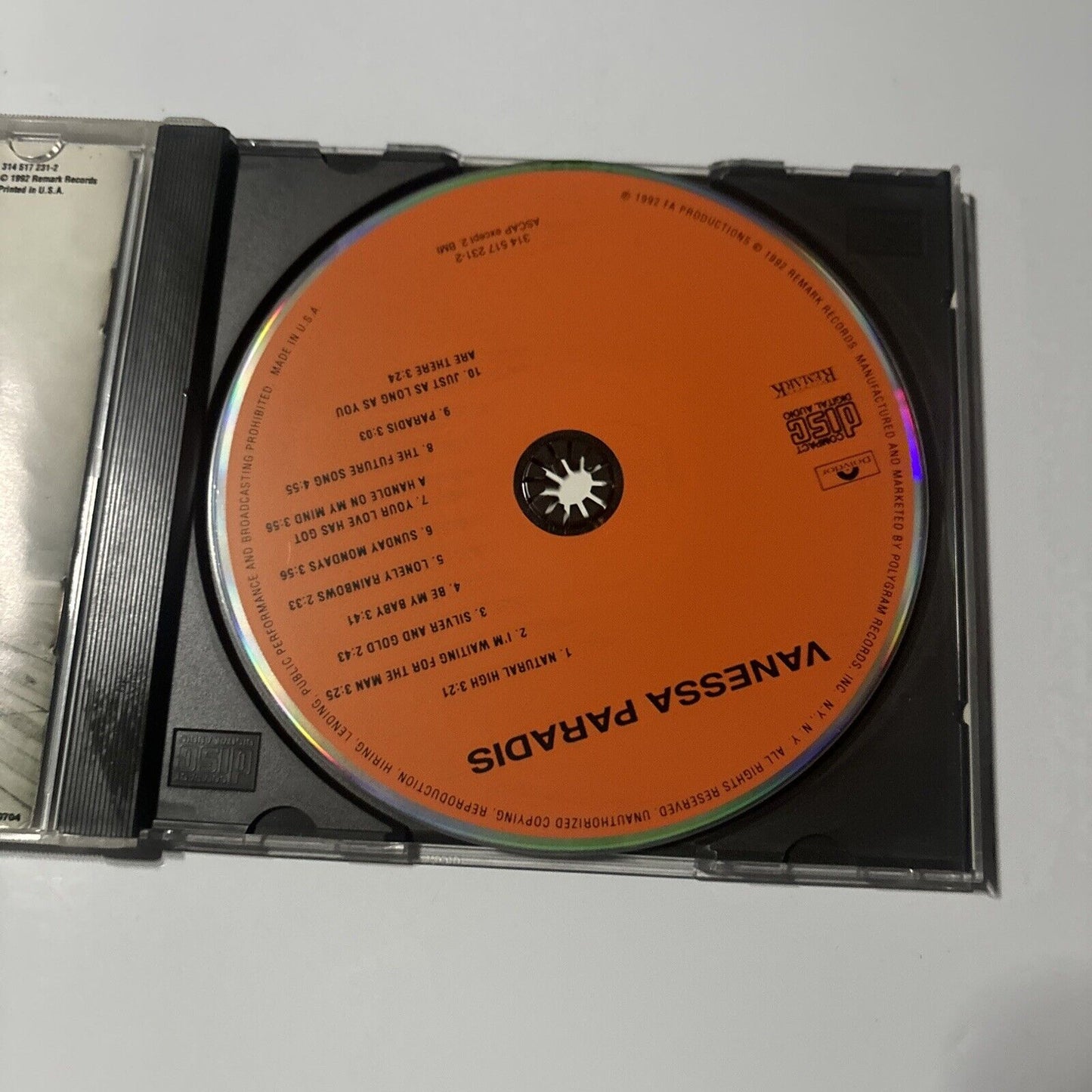 Vanessa Paradis - Vanessa Paradis (CD, 1992) Polydor 499126