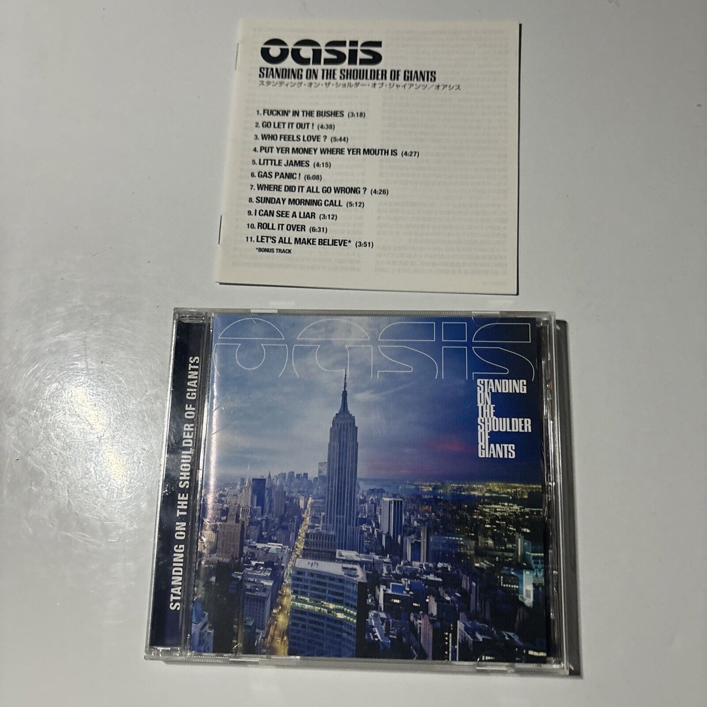 Oasis - Standing On The Shoulder Of Giants (CD, 2000) Japan ESCA-8118