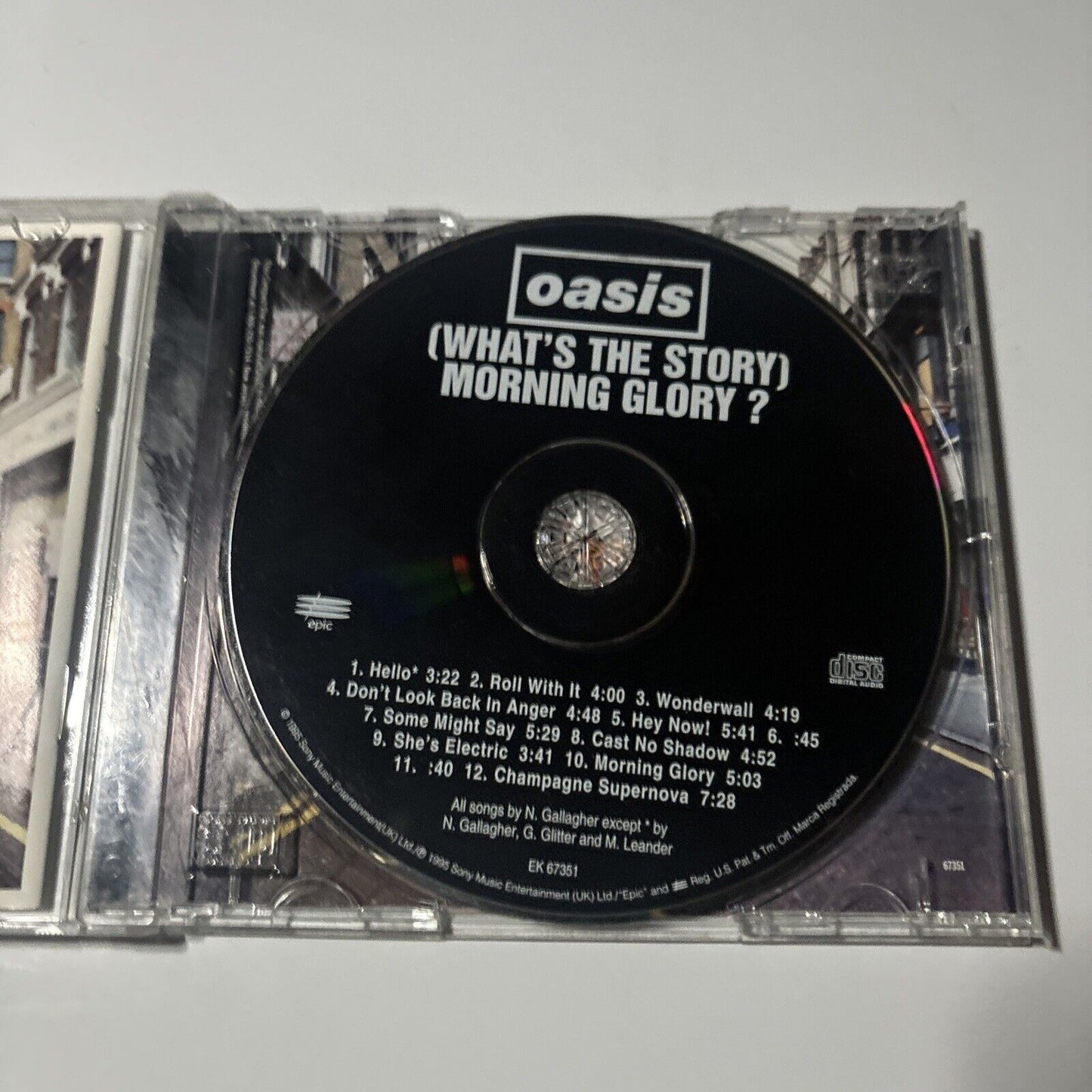 Oasis - (What's The Story) Morning Glory? (CD, 1995)  USA EK 67351