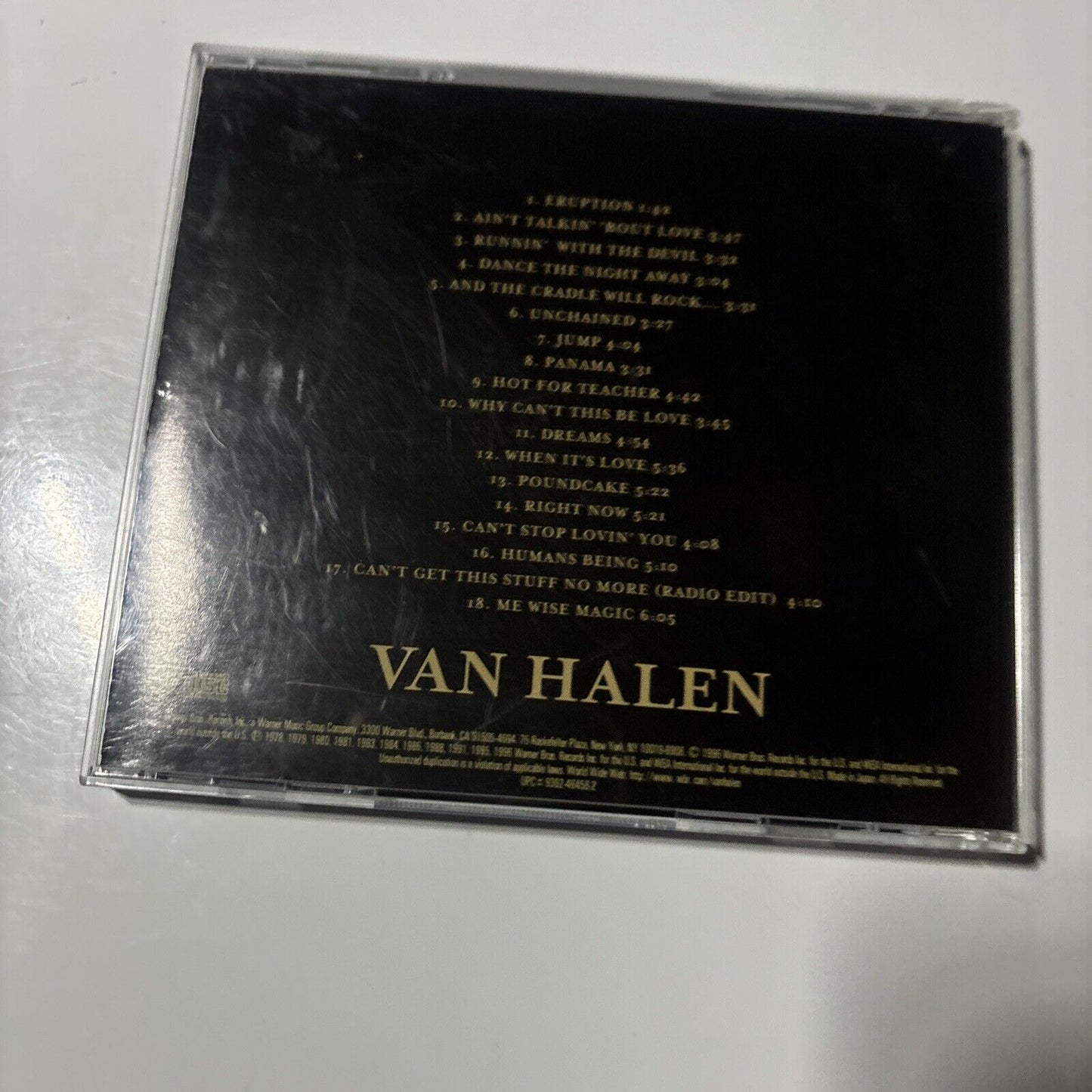 Van Halen - Best Of Volume 1 (CD, 1996) Japan wpcr-900
