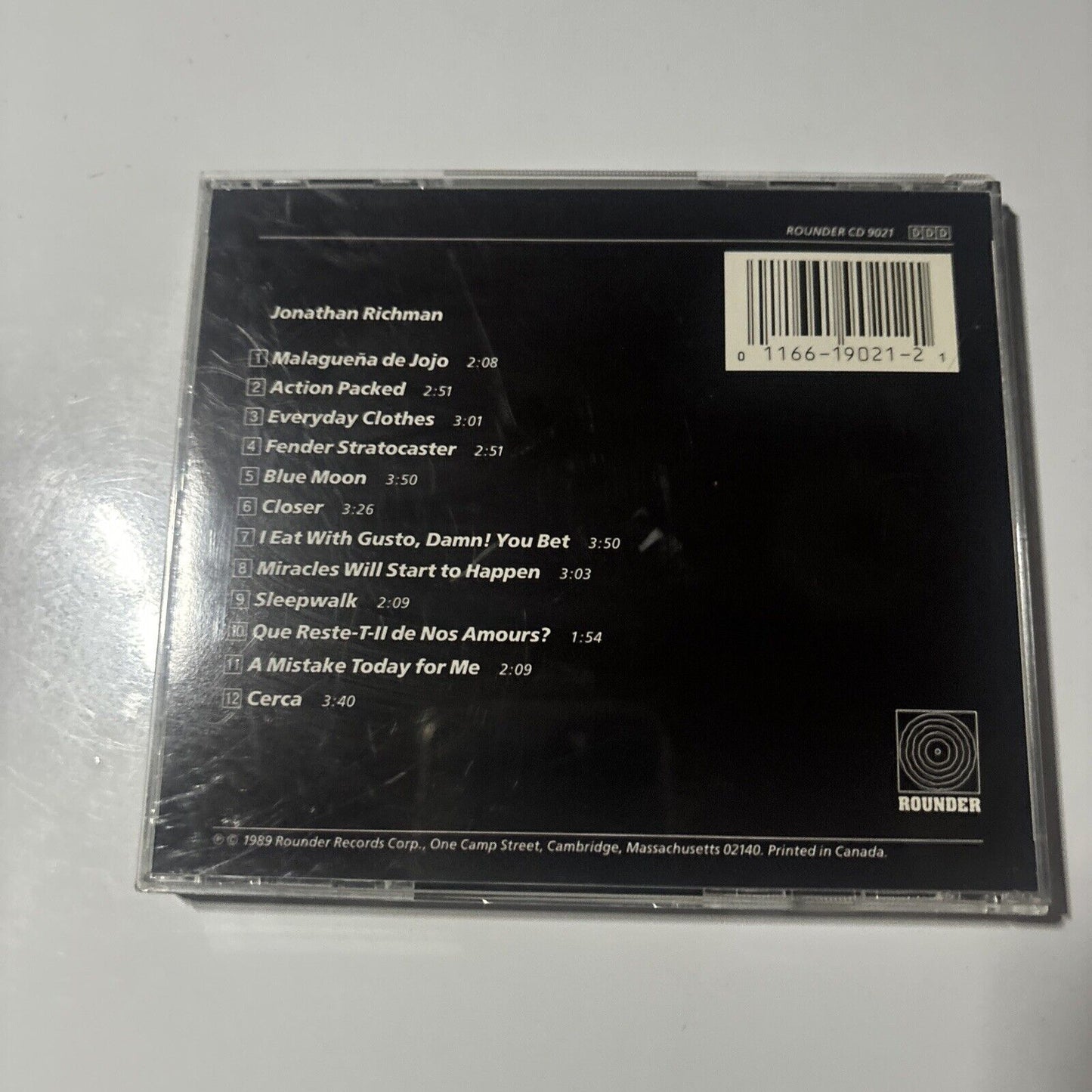 Jonathan Richman - Jonathan Richman (CD, 1989) Rounder Records CD 9021