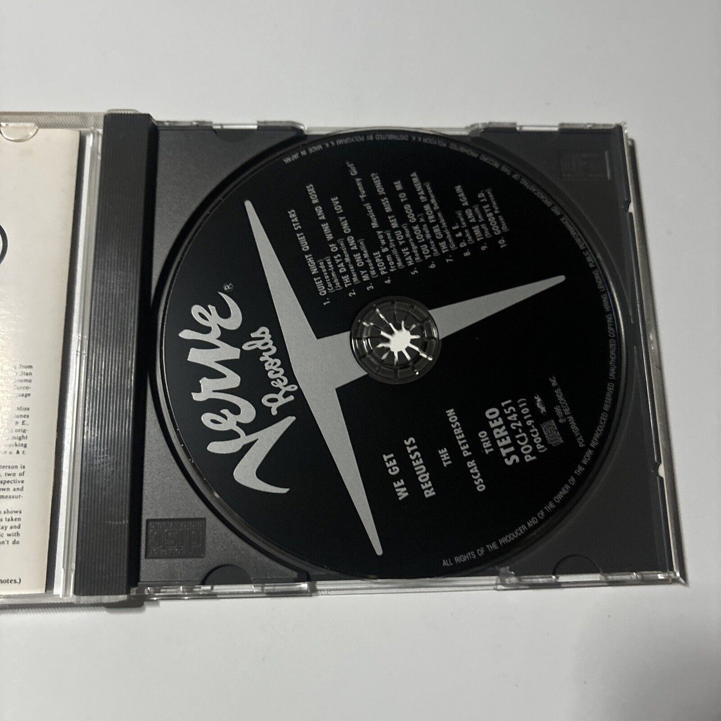 Oscar Peterson Trio - We Get Requests (CD, 1990) Japan POCJ-2451 Verve Records
