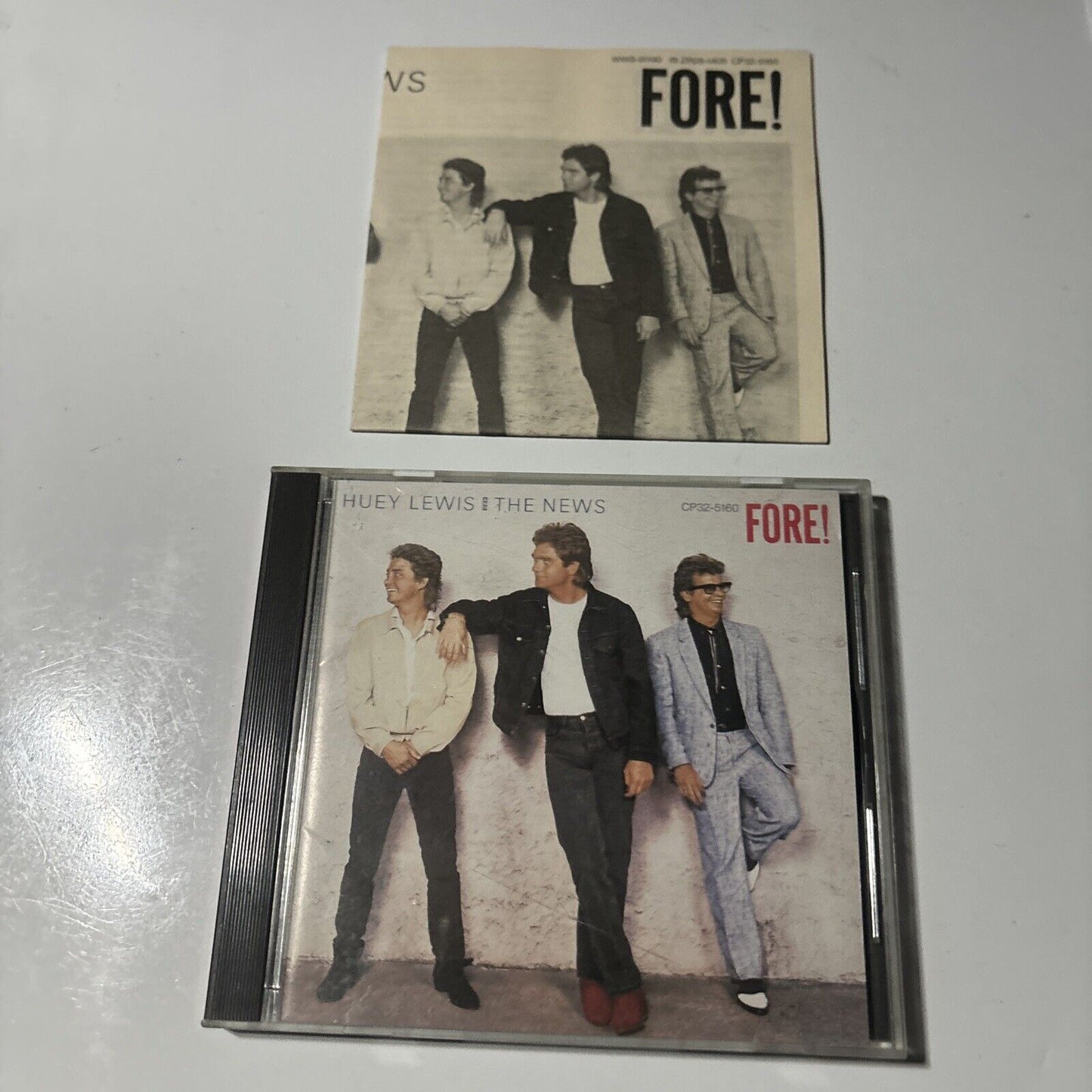 Huey Lewis And The News - Fore!  [Japan Bonus Track] (CD, 1986) Japan CP32-5160