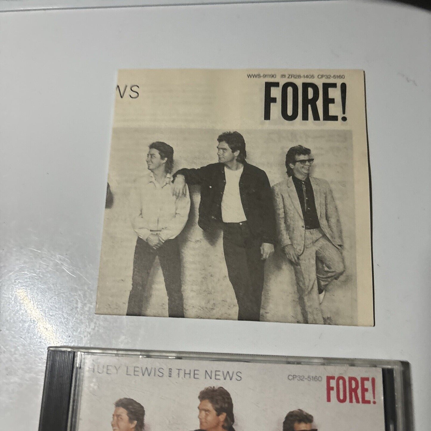 Huey Lewis And The News - Fore!  [Japan Bonus Track] (CD, 1986) Japan CP32-5160