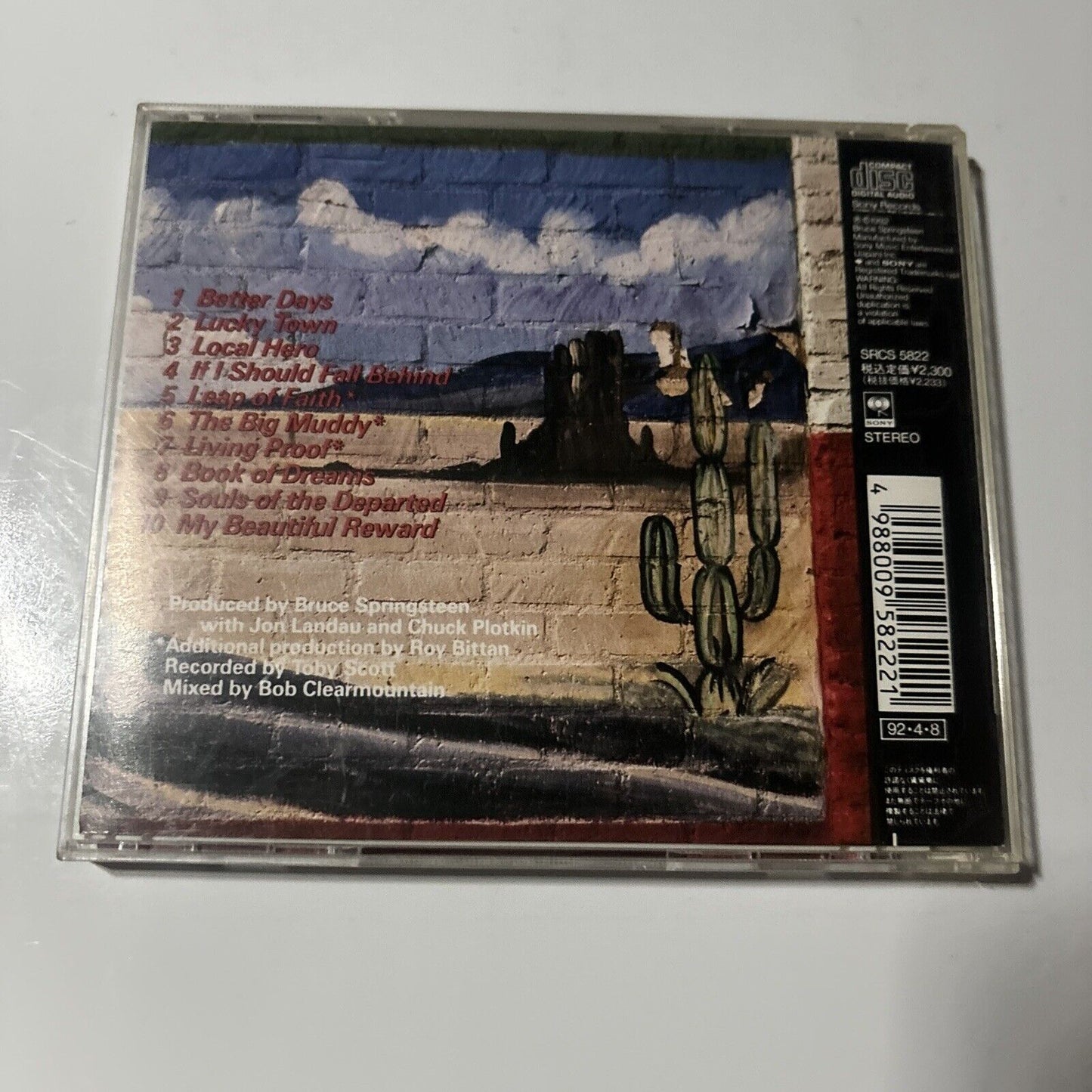 Bruce Springsteen - Lucky Town (CD, 1992) Japan SRC-5822 Rock