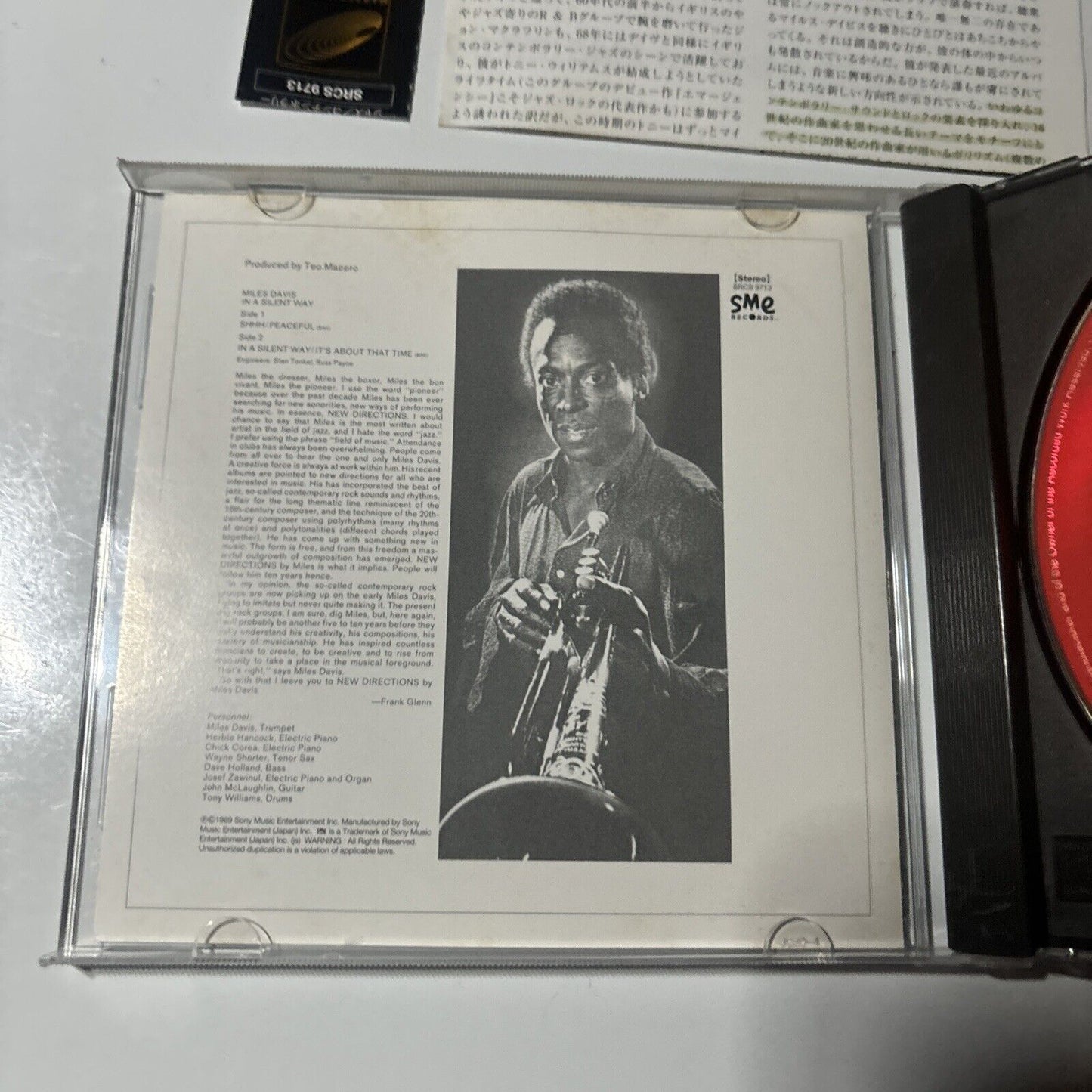Miles Davis - In A Silent Way (CD, 2000) Japan SRCs-9713