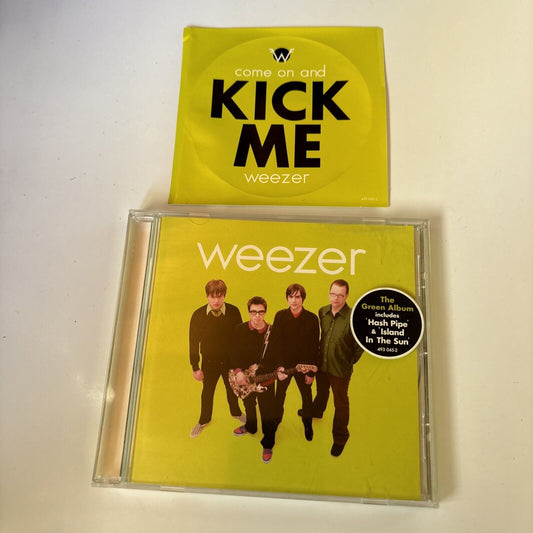 Weezer - Weezer The Green Album (CD, 2001) Sticker Geffen Records