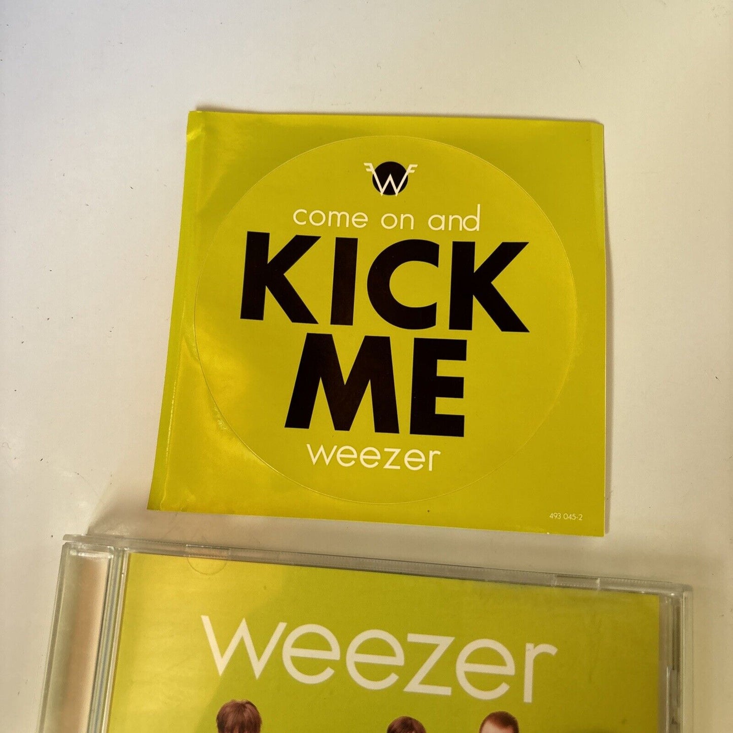 Weezer - Weezer The Green Album (CD, 2001) Sticker Geffen Records