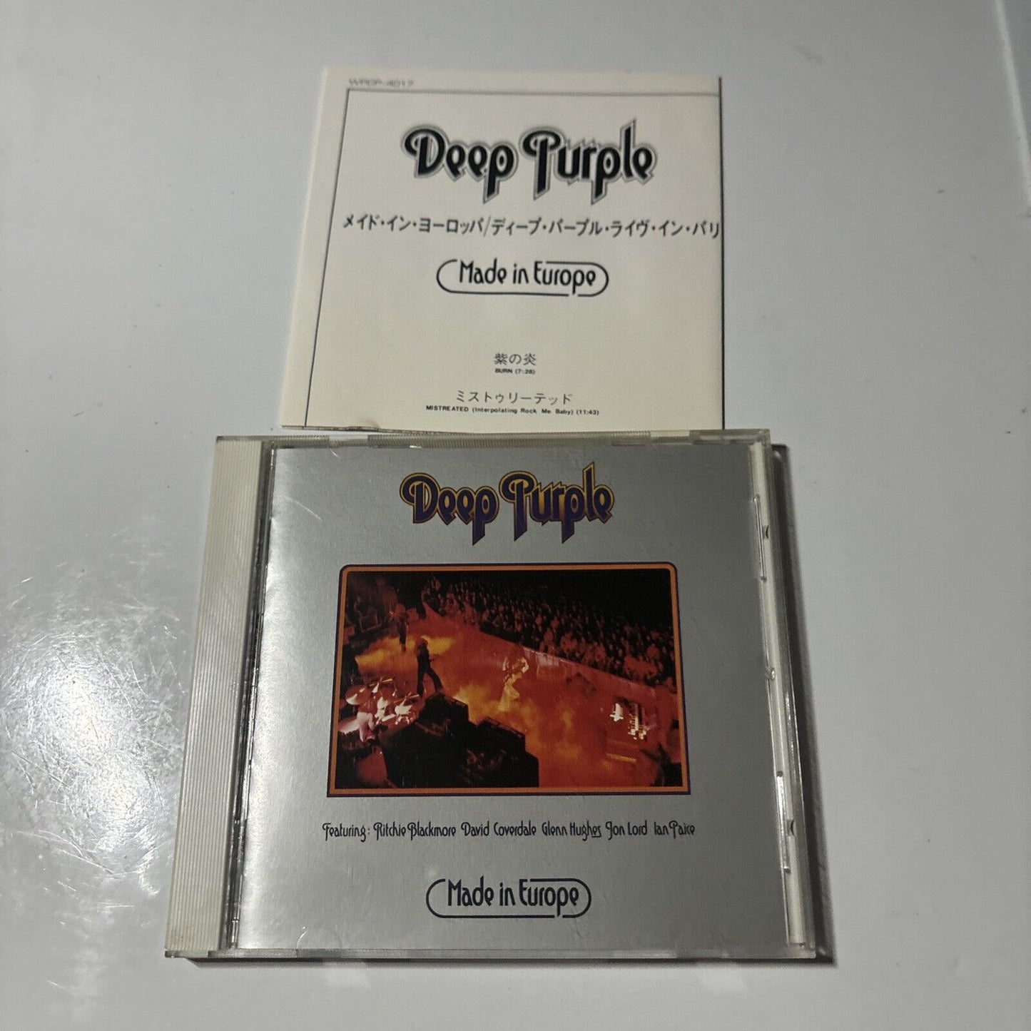 Deep Purple - Made In Europe (CD, 1976) Japan wpcp-4017