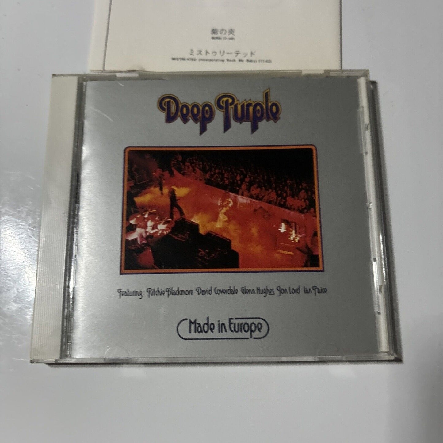 Deep Purple - Made In Europe (CD, 1976) Japan wpcp-4017