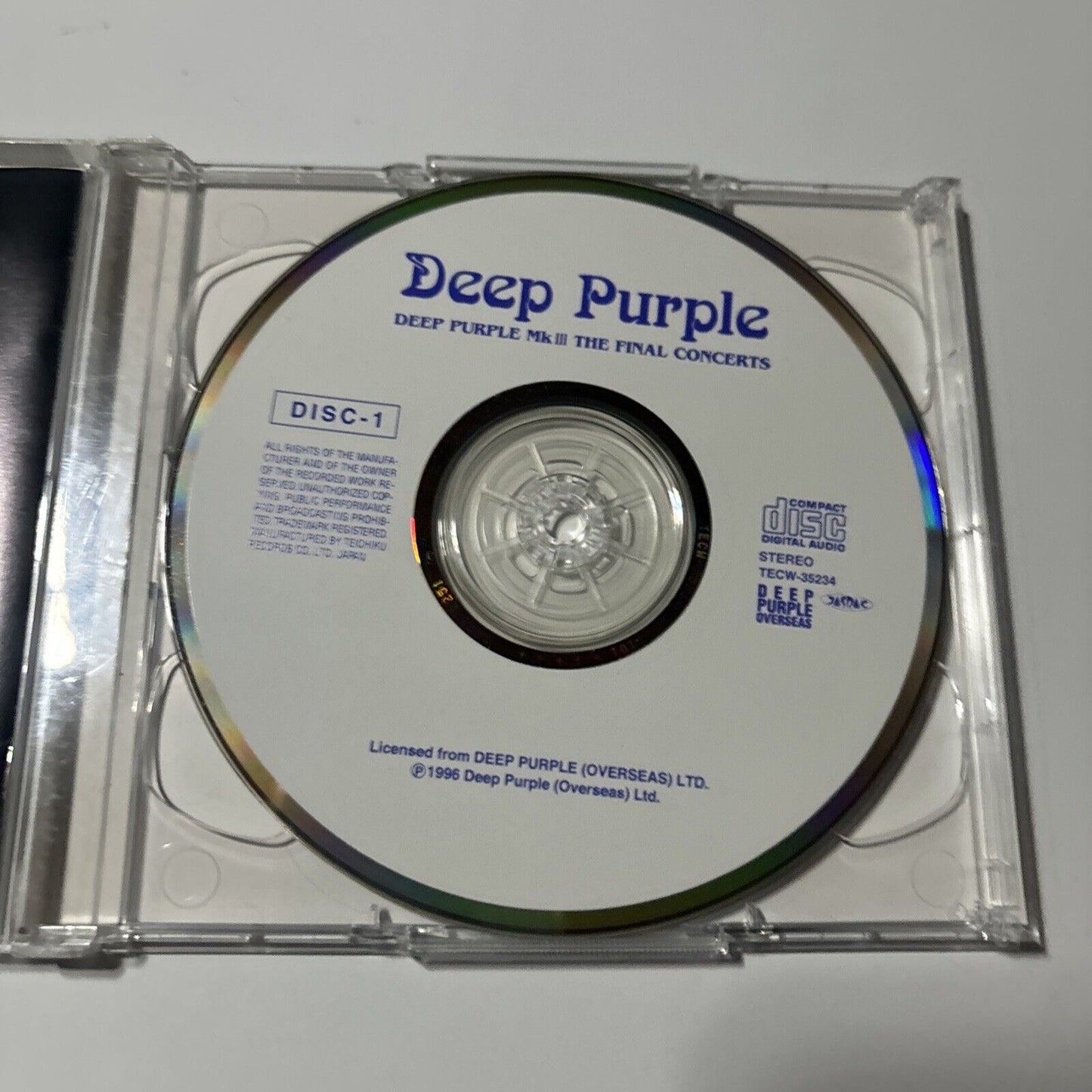 Deep Purple - MK III The Final Concerts (CD, 1996, 2-Disc) Japan tecw-35234-5