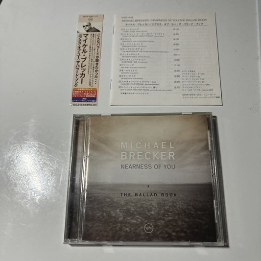 Michael Brecker - Nearness Of You (The Ballad Book) (CD, 2001) Japan UCCV-1018