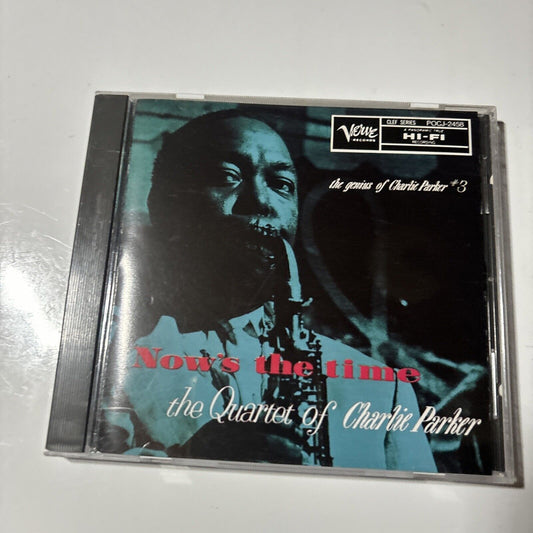 Charlie Parker - Now's The Time (CD, 1995) Japan POCJ-2458 Verve Records