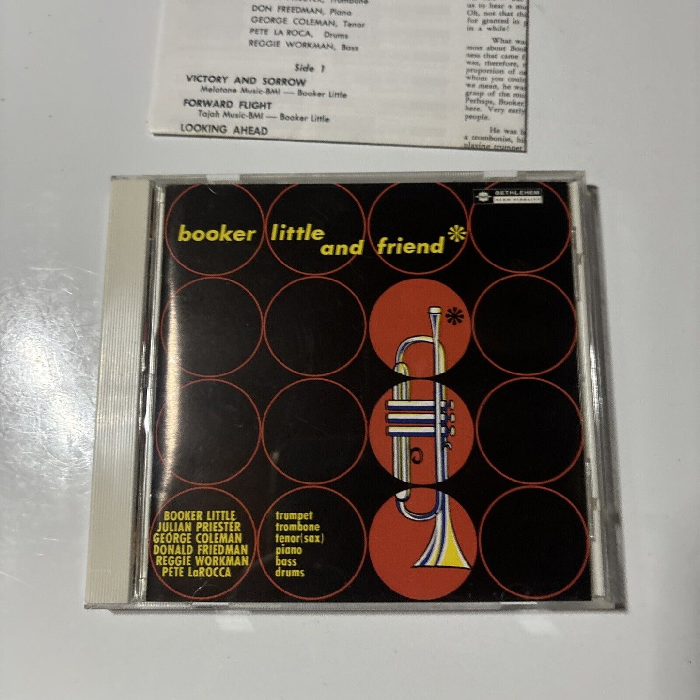 Booker Little - Booker Little And Friend (CD, 2000) Japan TOCJ-62049