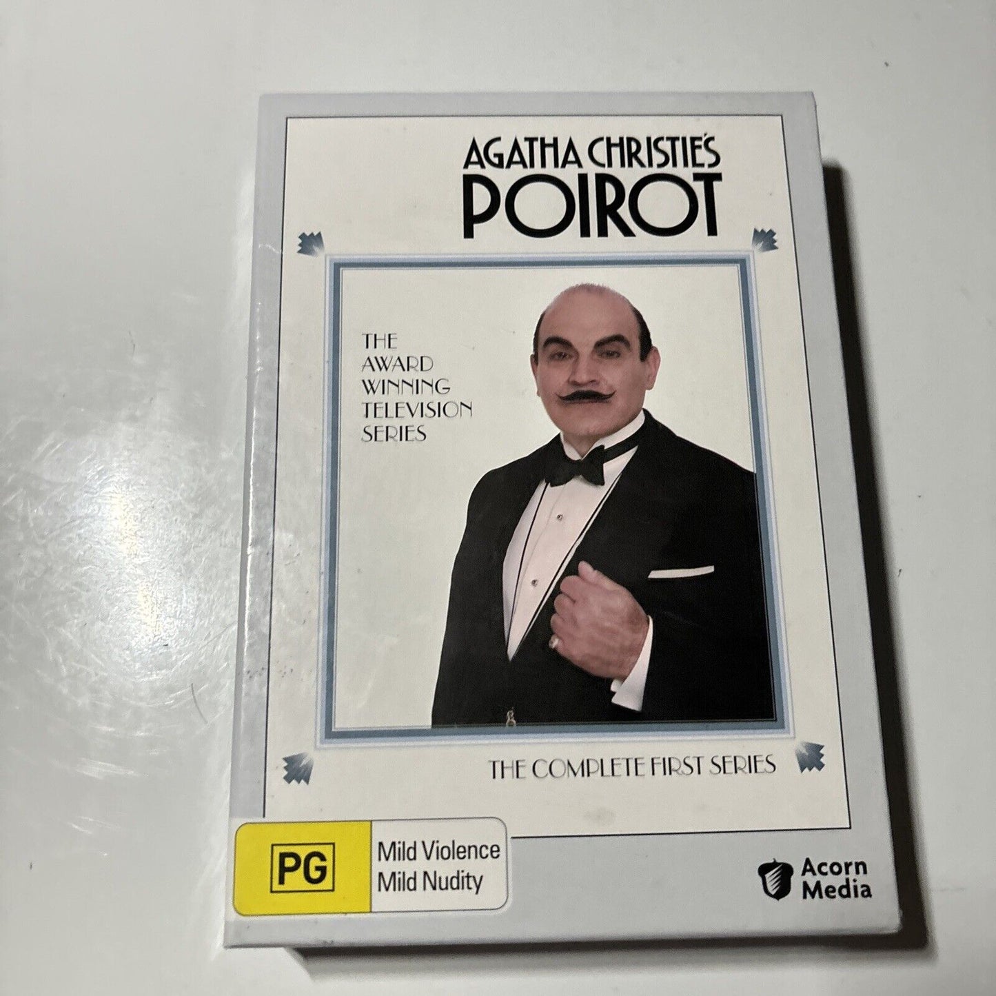 Agatha Christie Poirot : Series 1 (DVD, 1990, 4-Disc) David Suchet All Regions