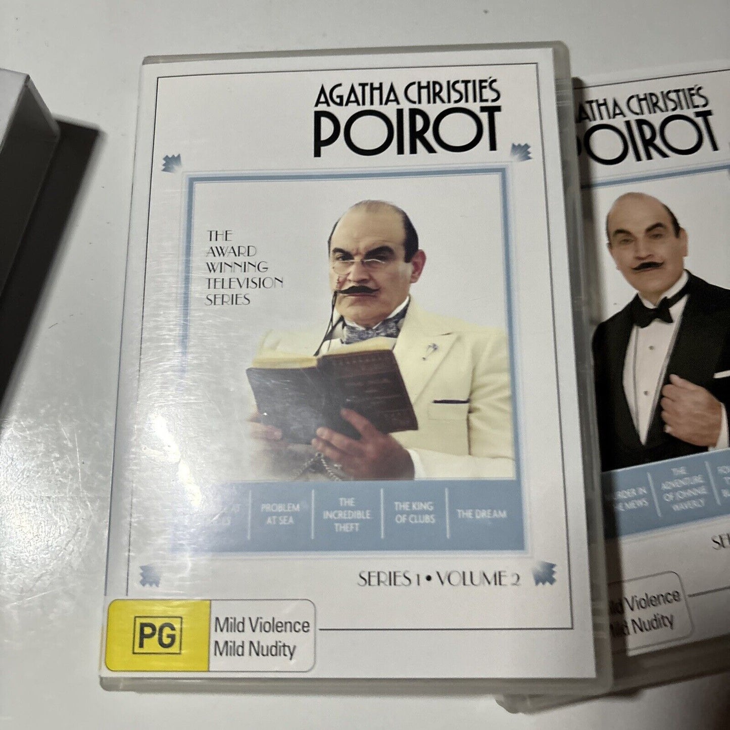 Agatha Christie Poirot : Series 1 (DVD, 1990, 4-Disc) David Suchet All Regions