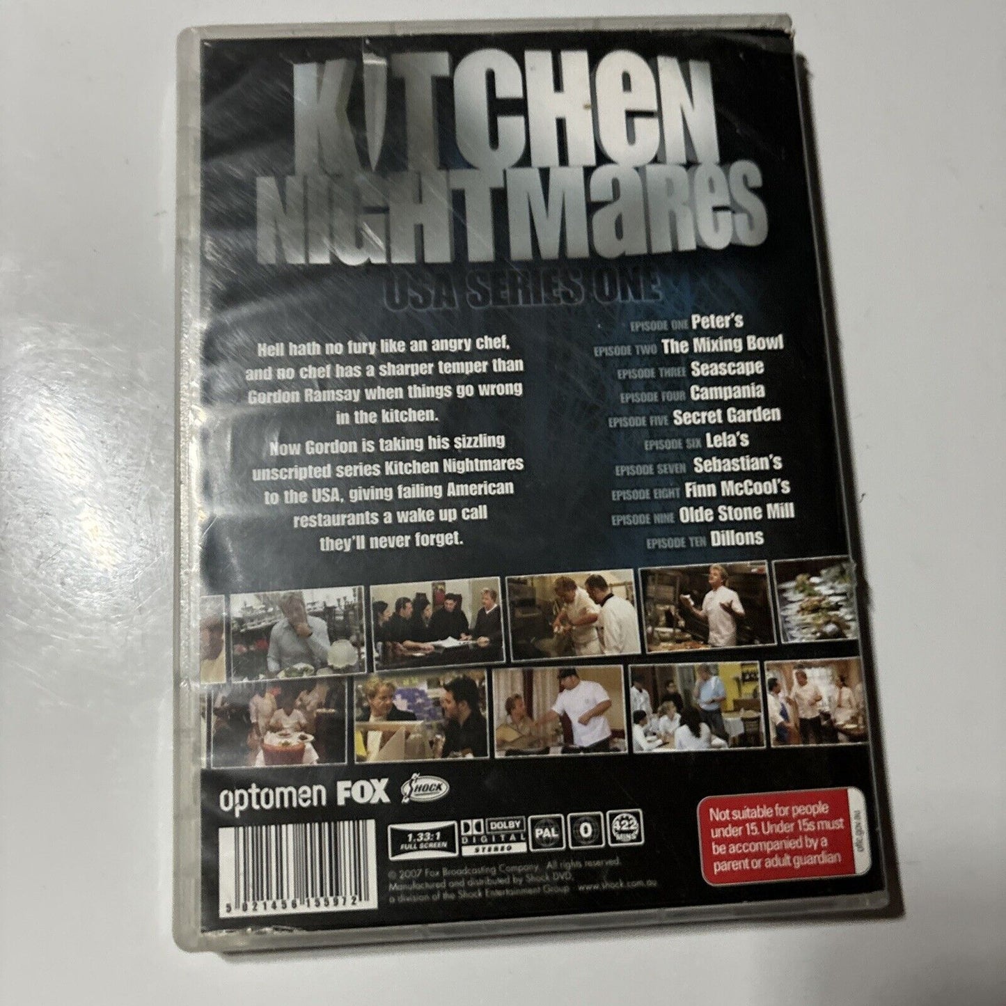 Ramsay's Kitchen Nightmares USA : Series 1 (DVD, 2008) *Missing One Disc*