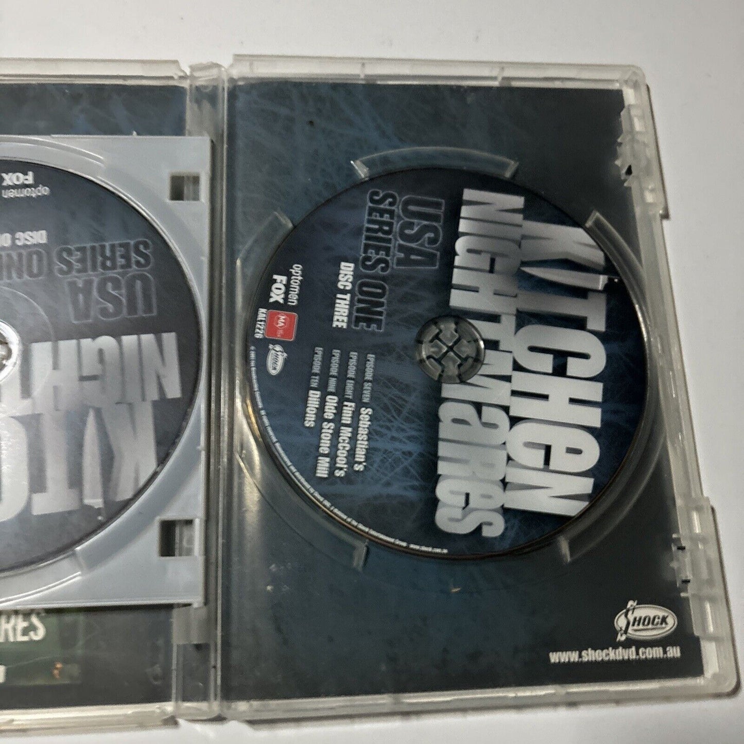 Ramsay's Kitchen Nightmares USA : Series 1 (DVD, 2008) *Missing One Disc*