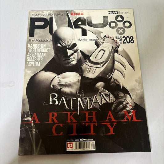 Play PlayStation Magazine UK Issue 208 2011 Batman Arkham City