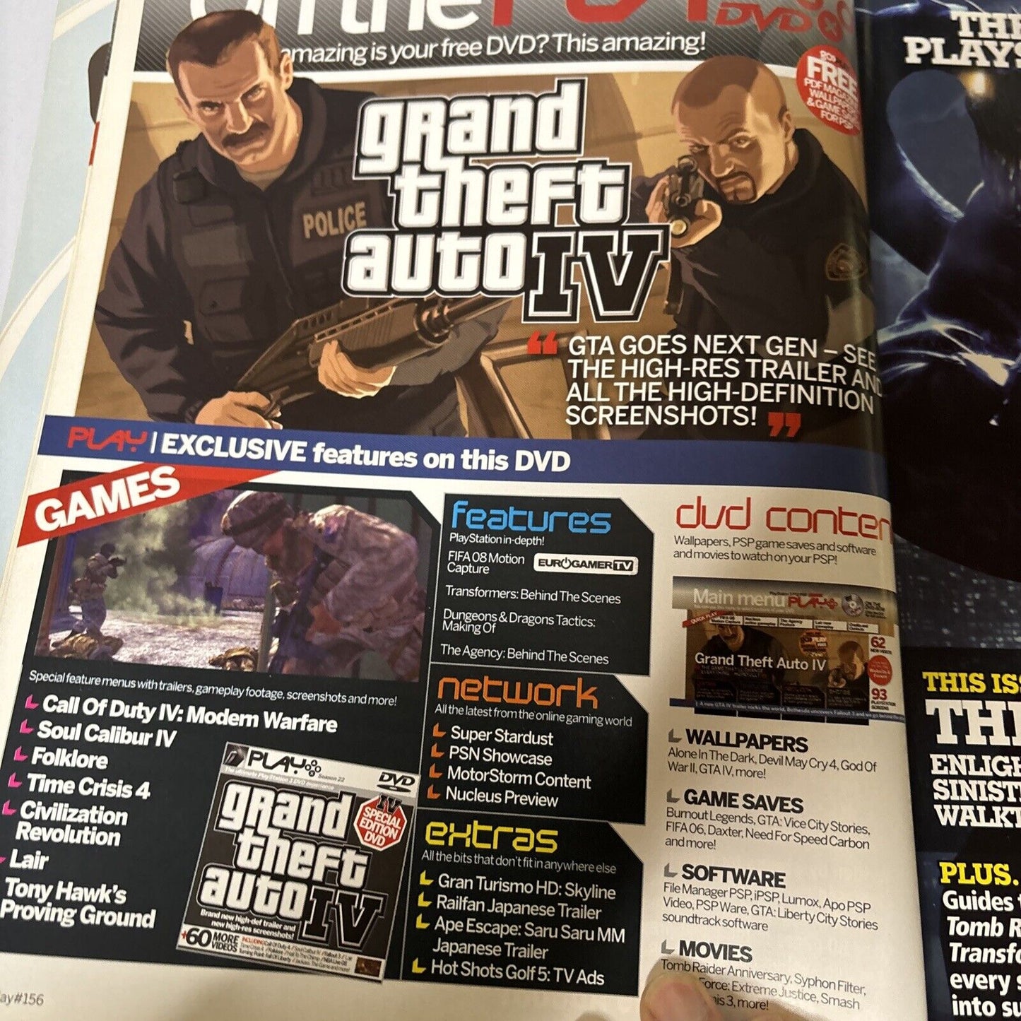 Play PlayStation Magazine UK Issue 156 2007 Burnout Paradise