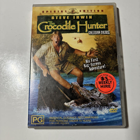 The Crocodile Hunter - Collision Course (DVD, 2002) Steve Irwin Region 4