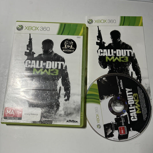 Call Of Duty MW3 Modern Warfare 3 Xbox 360 PAL With Manual