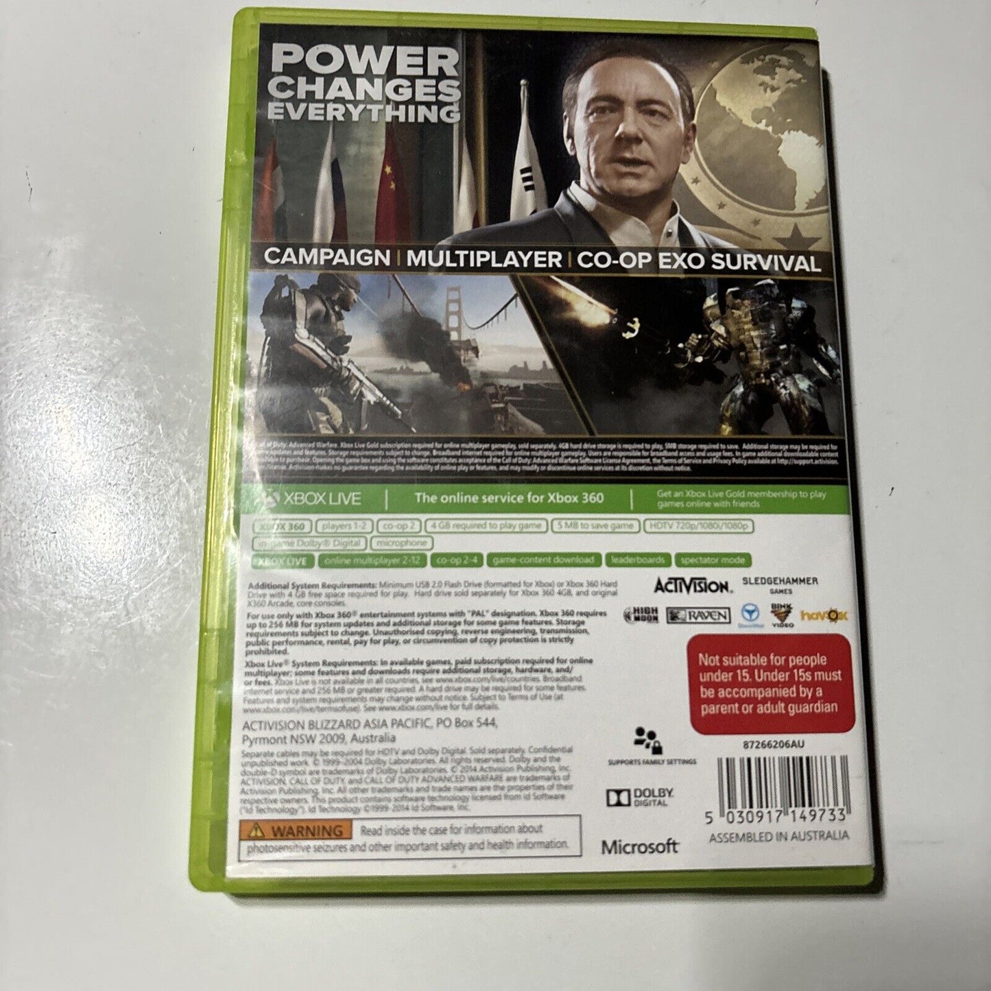 Call of Duty Advanced Warfare Xbox 360 Game PAL