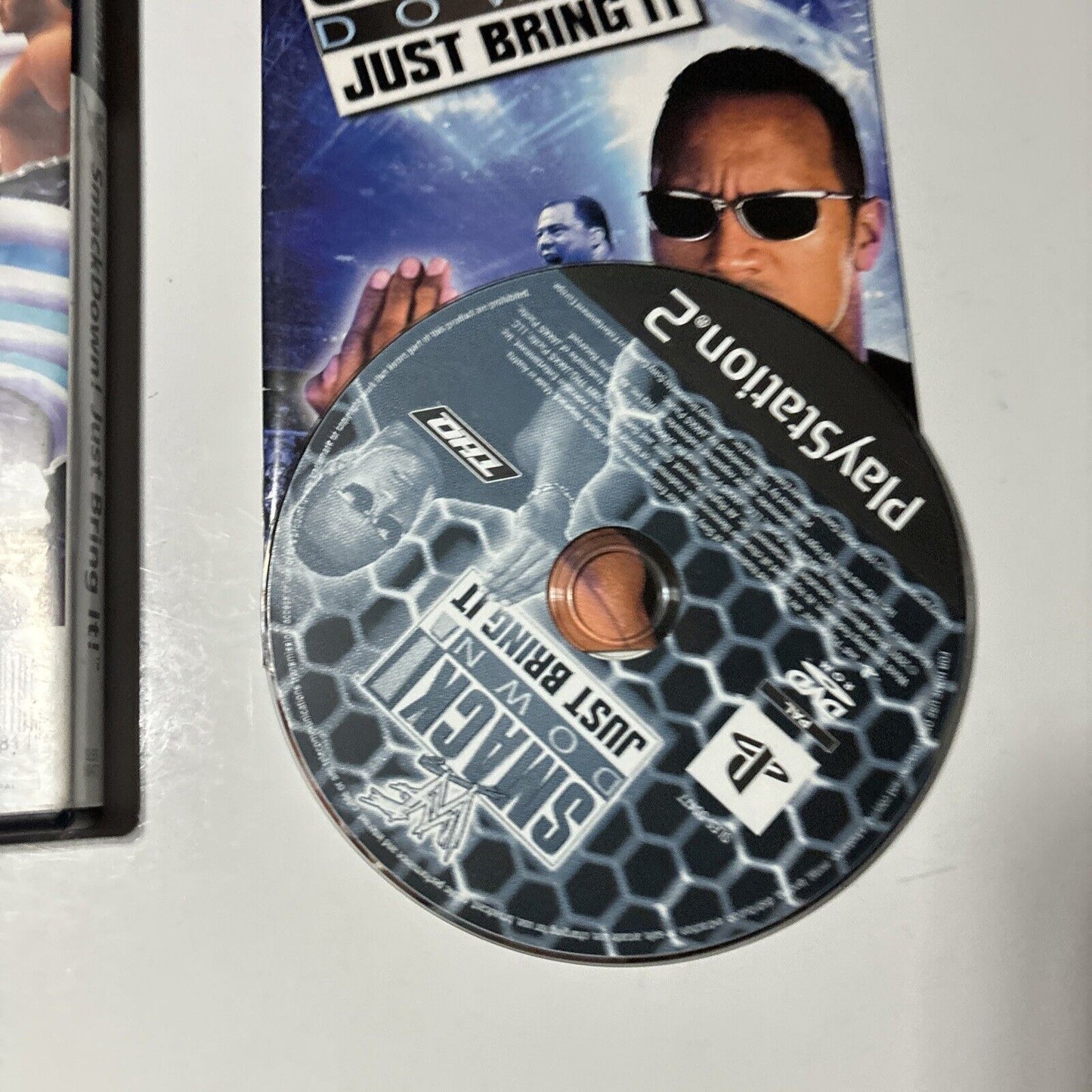 WWF SmackDown! Just Bring It Sony Playstation 2 (PS2) PAL Manual Game