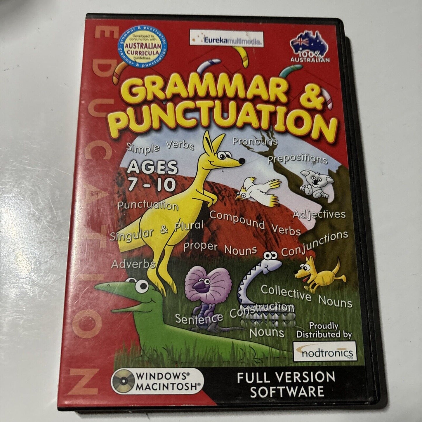 Grammar & Punctuation PC Mac CDROM Eureka Multimedia