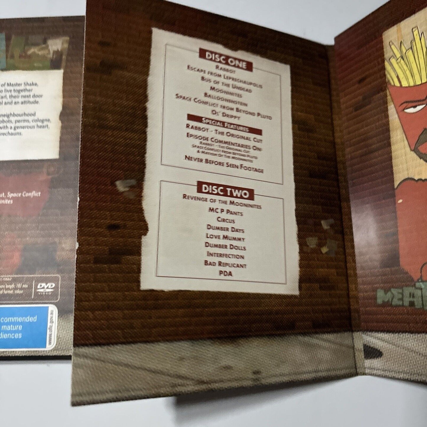 Aqua Teen Hunger Force : Vol 1 (DVD, 2000) Region 4