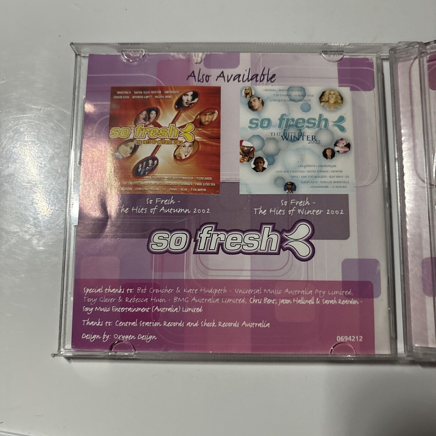 So Fresh: The Hits Of Spring 2002 (CD, 2002)