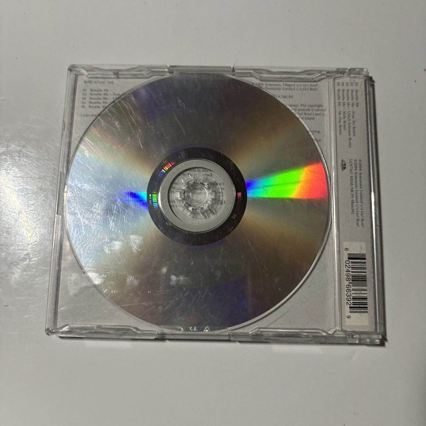 Sia - Breathe Me (CD, 2004) Go! Beat