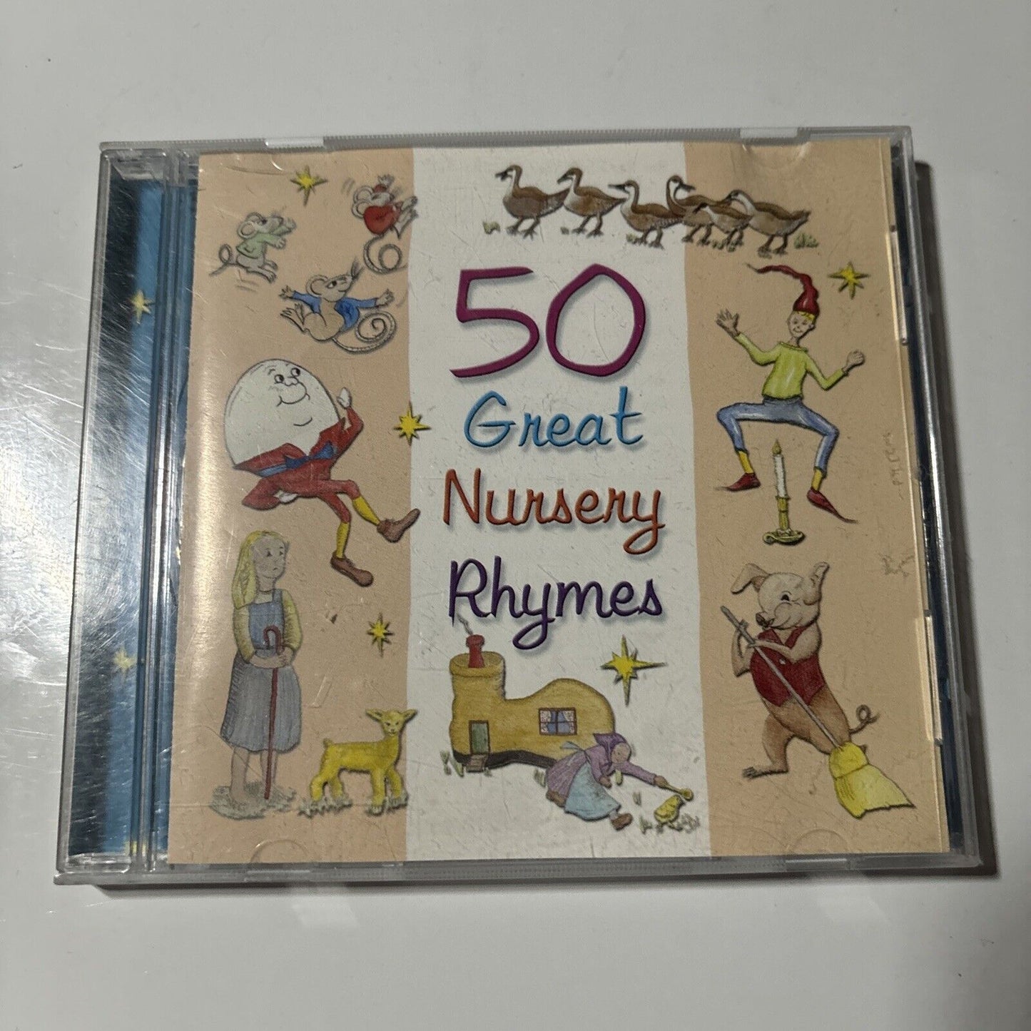 ABC for Kids - 50 Great Nursery Rhymes (CD, 2002)
