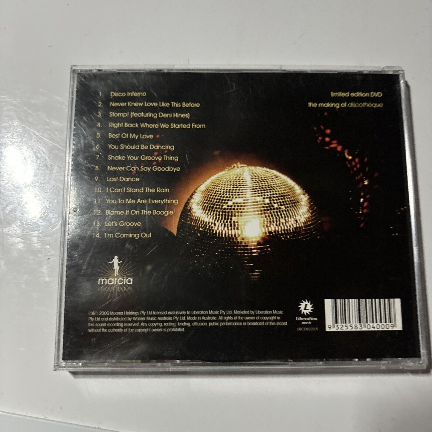 Marcia Hines - Discothèque (CD + DVD, 2006) LIBCD2006