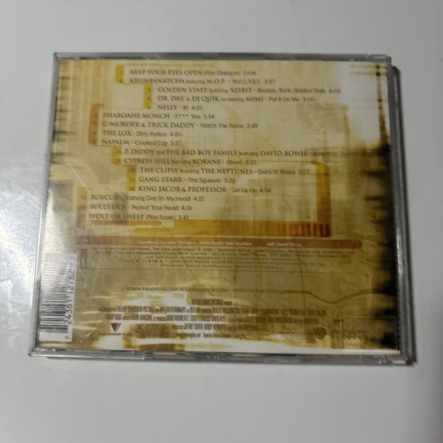 Training Day - Soundtrack from The Motion Picture (CD, 2001)