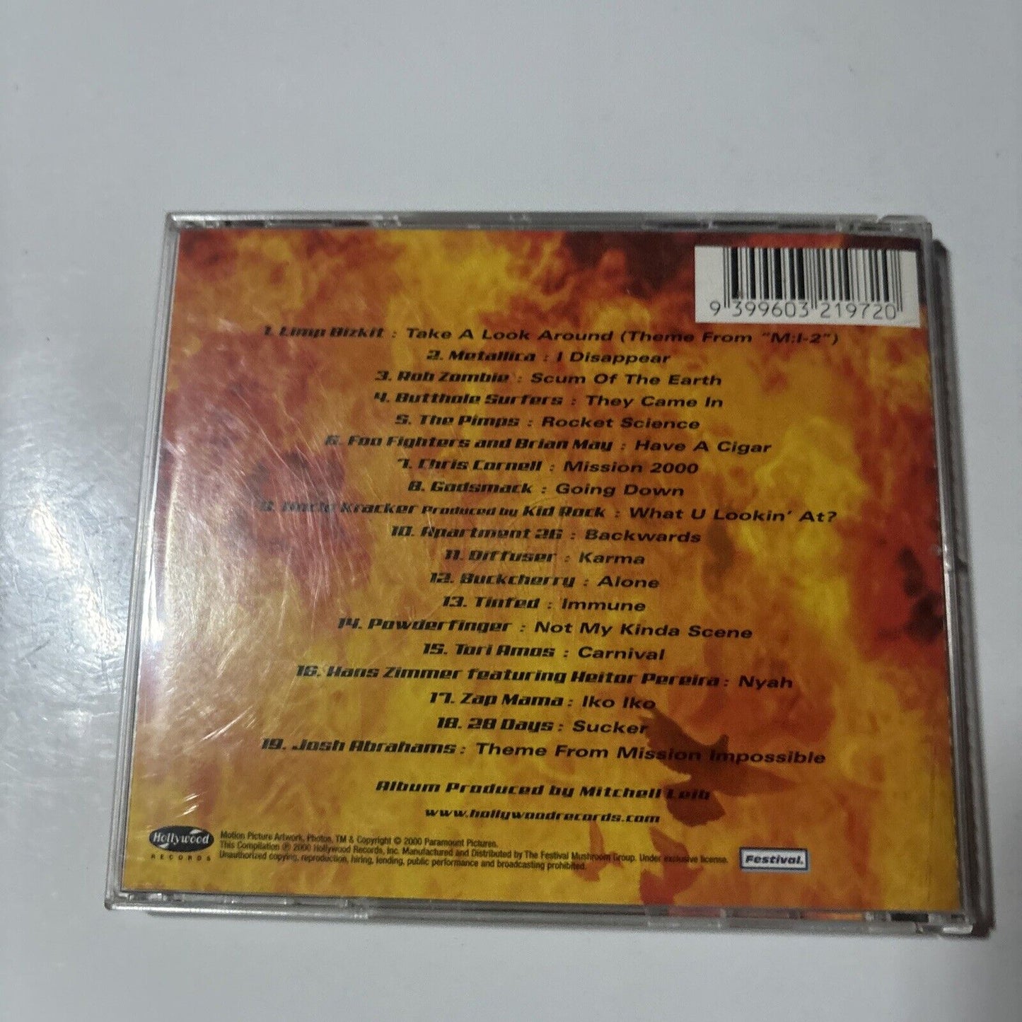 Mission Impossible 2 - Music From And Inspired By M:i-2 (CD, 2000)