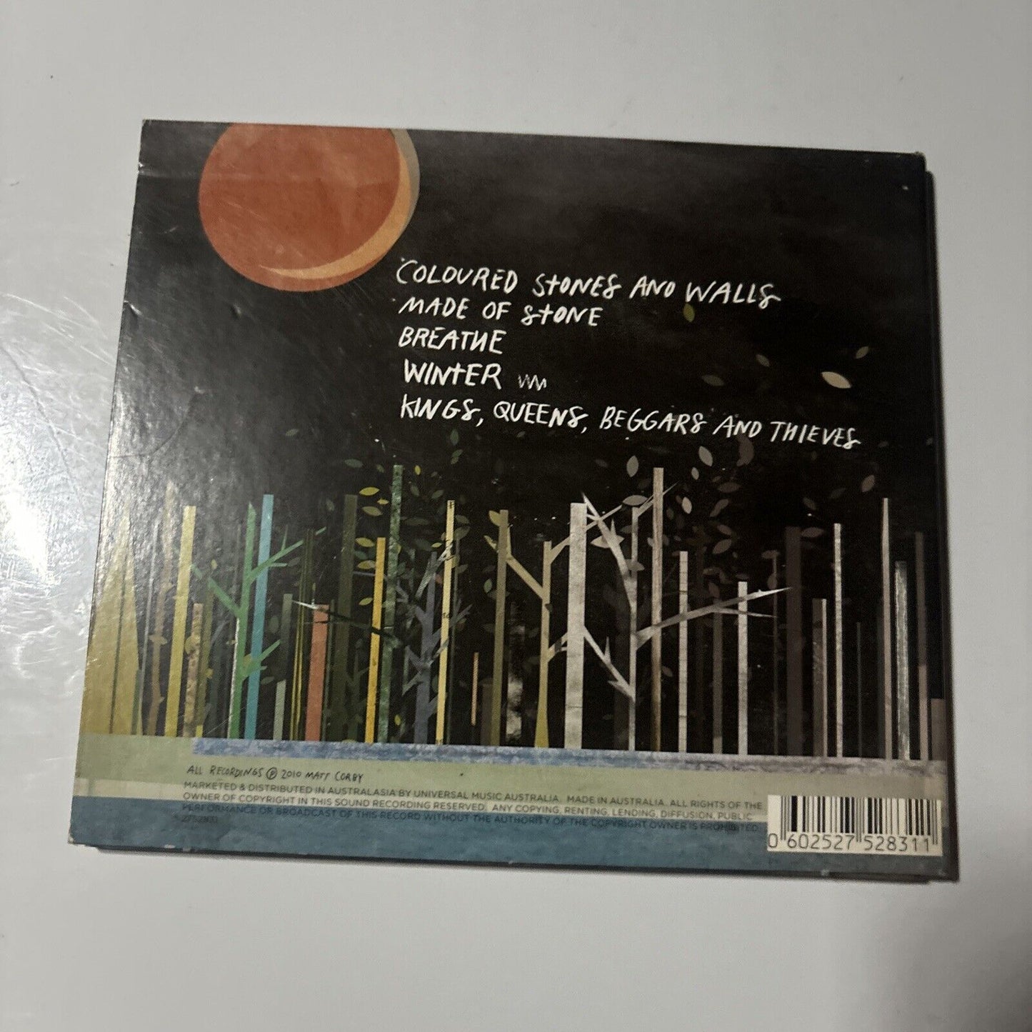 Matt Corby - Transition To Colour (CD, 2010) Universal Music Australia