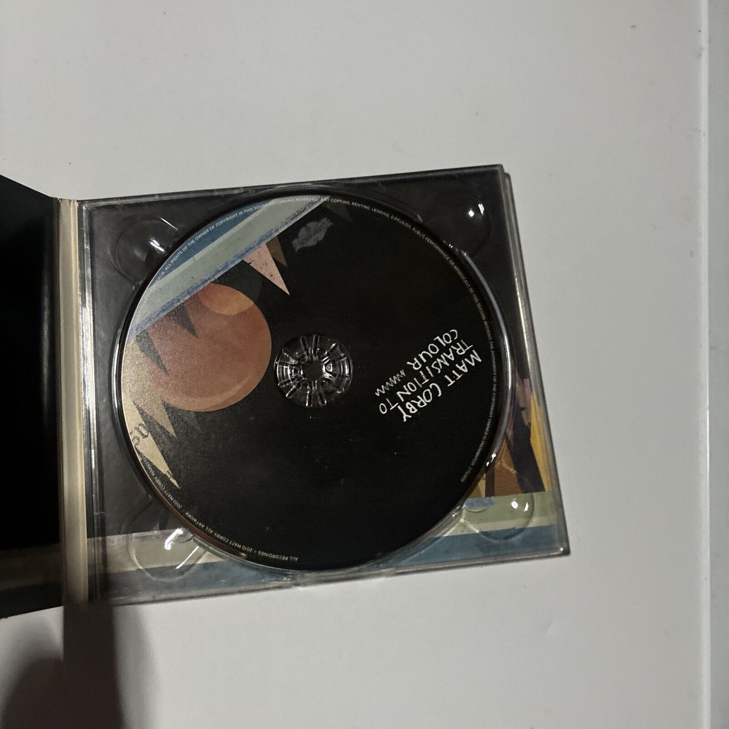 Matt Corby - Transition To Colour (CD, 2010) Universal Music Australia