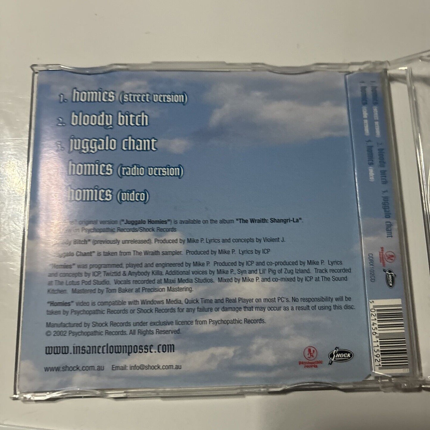 Insane Clown Posse - Juggalo Homies (CD, 2004) Psychopathic Records