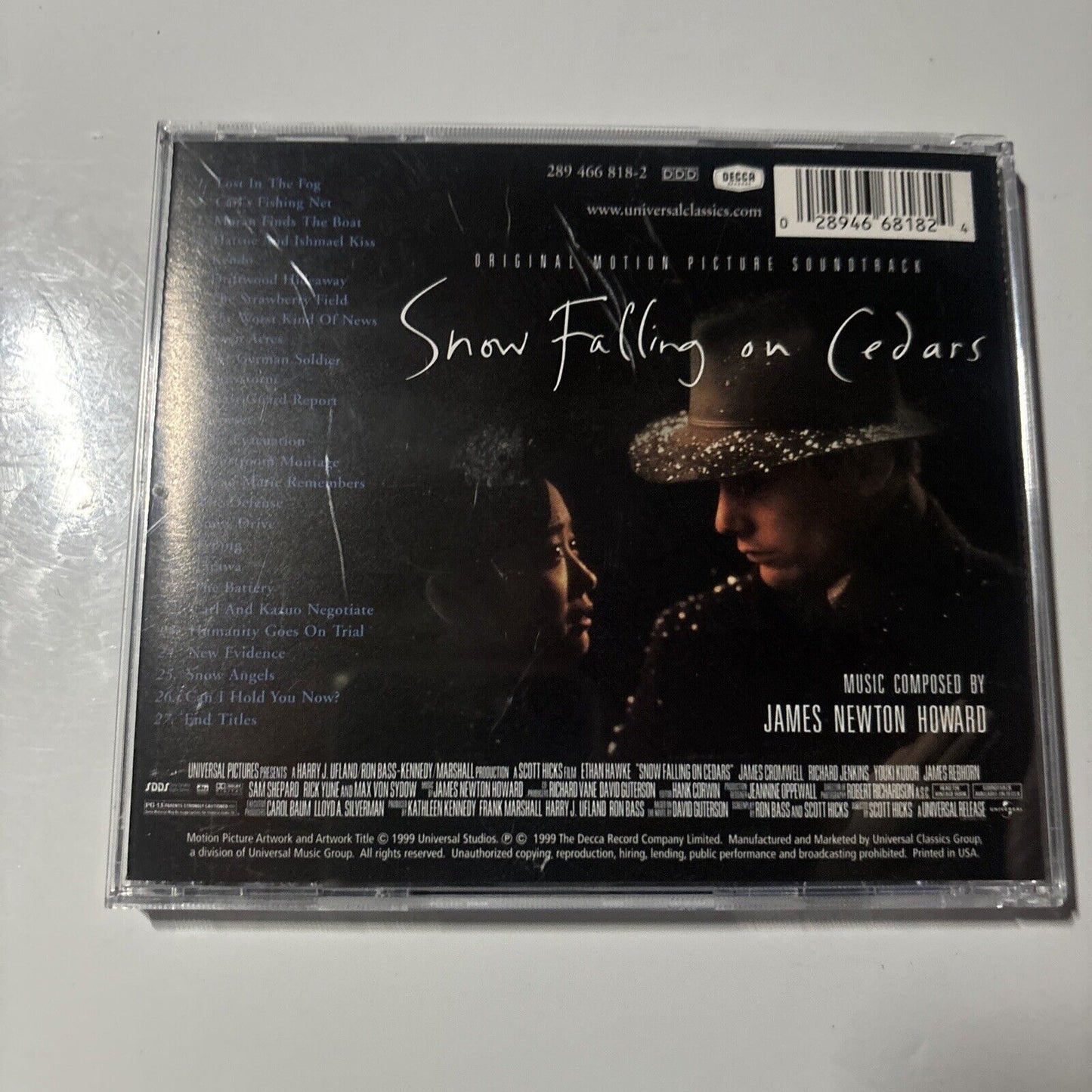 Snow Falling On Cedars - Motion Picture Soundtrack (CD, 1999)
