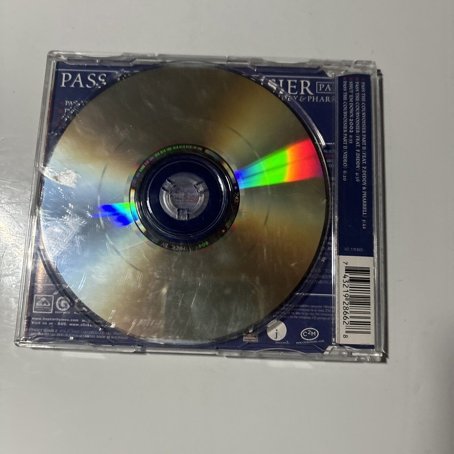 Busta Rhymes Feat. P. Diddy & Pharrell - Pass The Courvoisier Part II (CD, 2002)