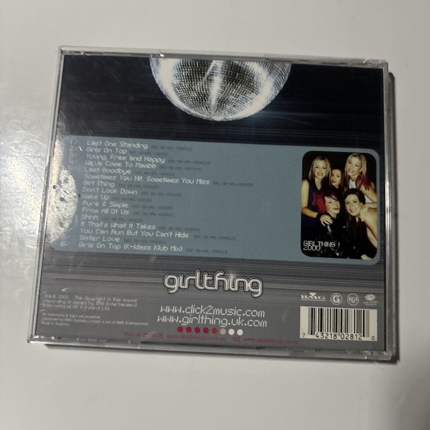 Girlthing - Girlthing (CD, 2000) UK & BMG