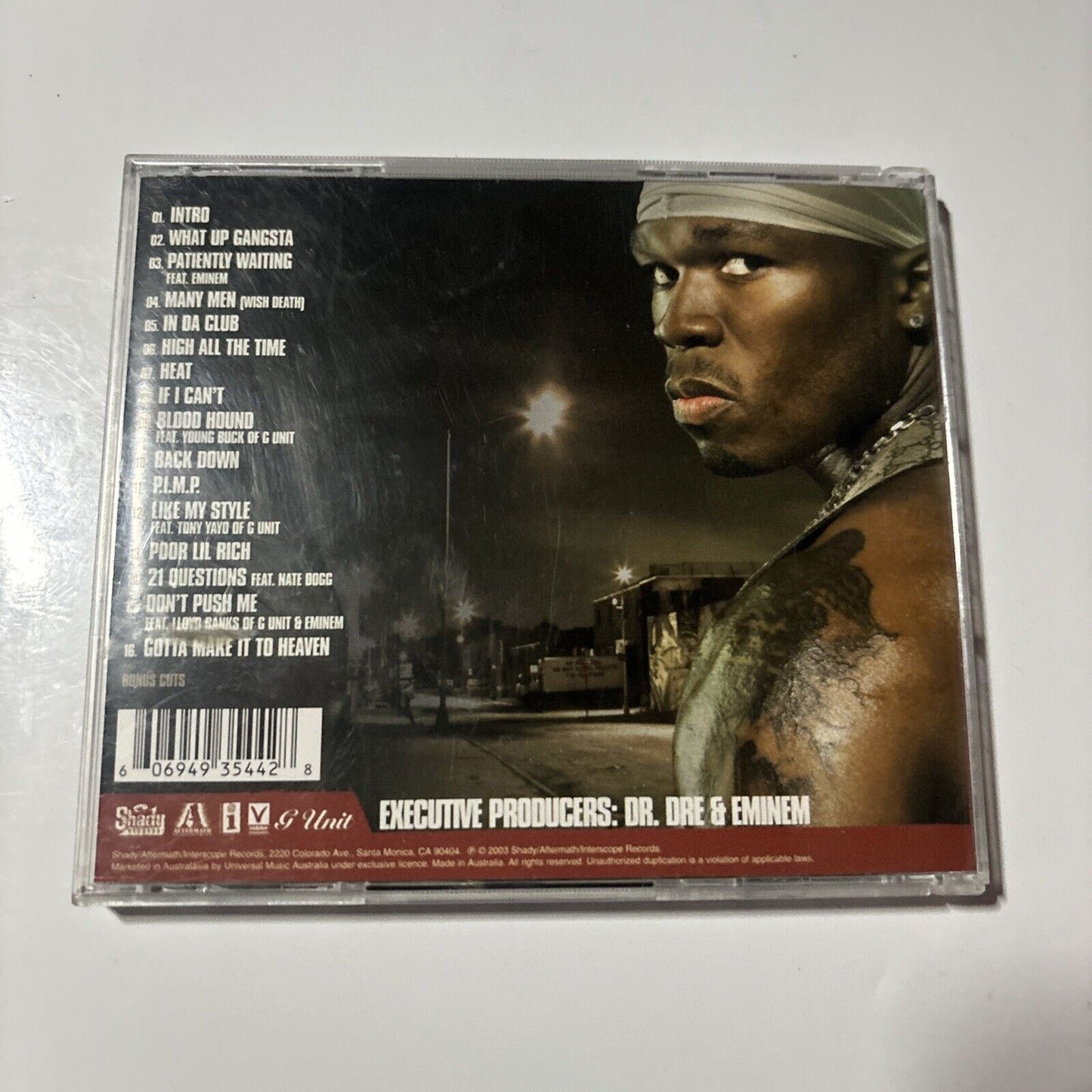 50 Cent - Get Rich Or Die Tryin' (CD, 2004) Universal Music